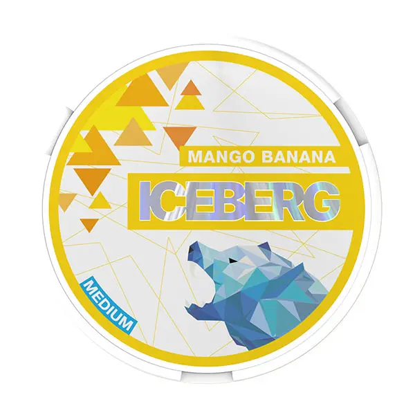  Mango Banana Light Nicotine Pouches by Ice Berg 20mg/g 